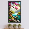 thumbnail image 4 of Pintura de diamante 5D DIY Kit de paisaje de taladro redondo completo Decoración del hogar Arte Artesanía Hugtrwg Para estrenar, 4 of 9