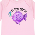 thumbnail image 4 of Inktastic Cutest Catch Cute Purple Fish Boys or Girls Long Sleeve Baby Bodysuit, 4 of 5