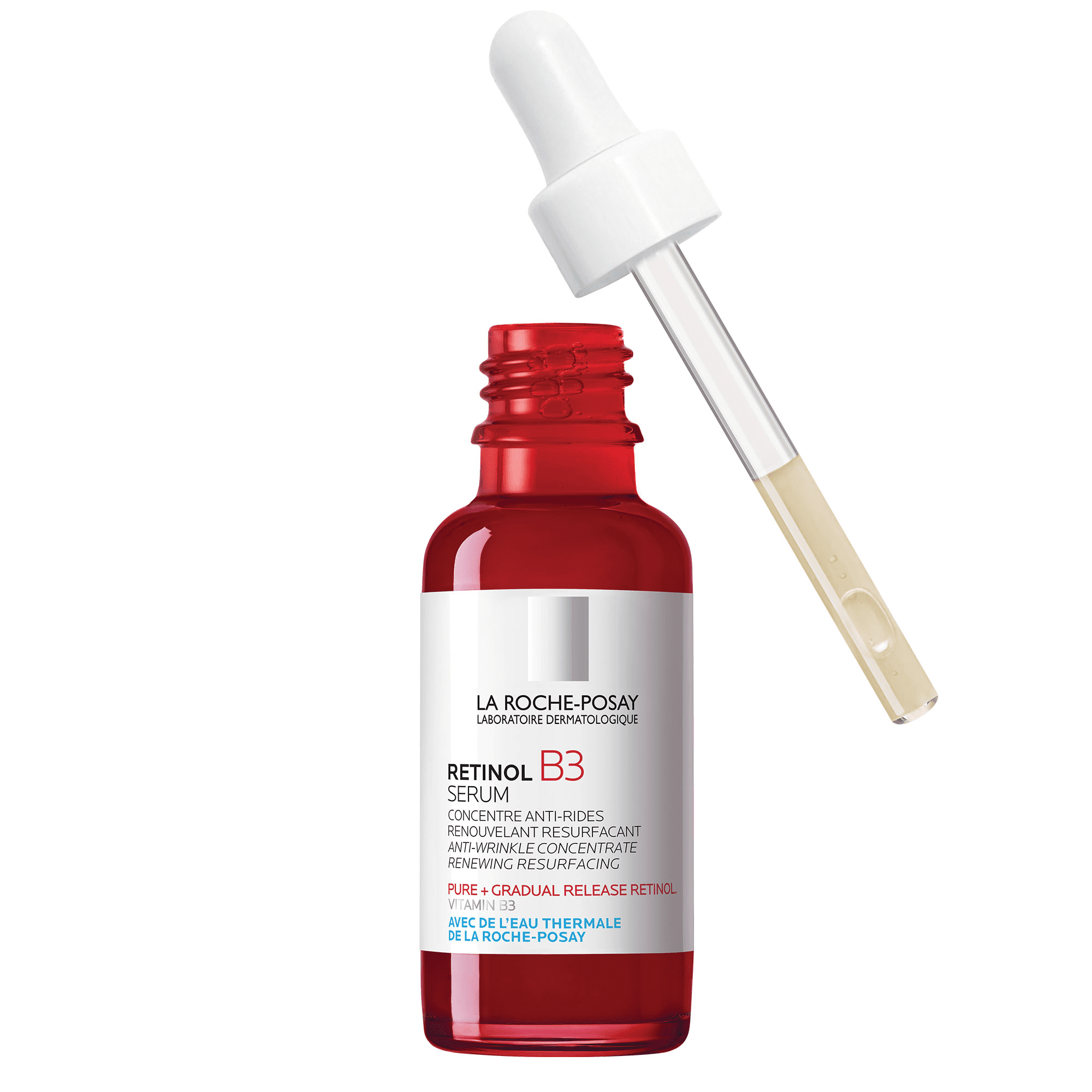 La Roche-Posay Pure Retinol Face Serum with Niacinamide, Lightweight Hydrating Facial Serum, 1 fl oz