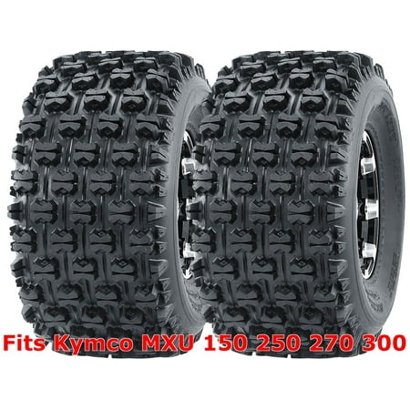 Set 2 WANDA Sport ATV Tires 22x10-10 Kymco MXU 150 250 270 300 Rear GNCC (Best Road Race Tyres)