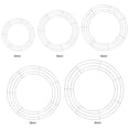 thumbnail image 5 of ins wind circle garland simulation flower big circle hanging ring big iron circle ring, 5 of 9