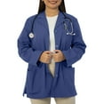 thumbnail image 6 of Panda Uniform by HeedFit Women’s 32" Colored Lab Coat – Custom Fit Medical Lab Coat, Multi-Color 9XL Navy, 6 of 8