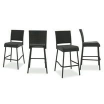 Sandy Hook 29-Inch Outdoors Dark Brown Wicker Barstools (Set of 4)
