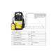 thumbnail image 5 of Bomba Sumergible Plástica 1 Hp Para Agua Limpia negro amarillo, 5 of 5