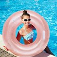 thumbnail image 1 of Anillo de natación con lentejuelas espesadas de nuevo estilo con asa, tamaño 90, inflable para adultos Wmkox8yii shdjk3854, 1 of 1