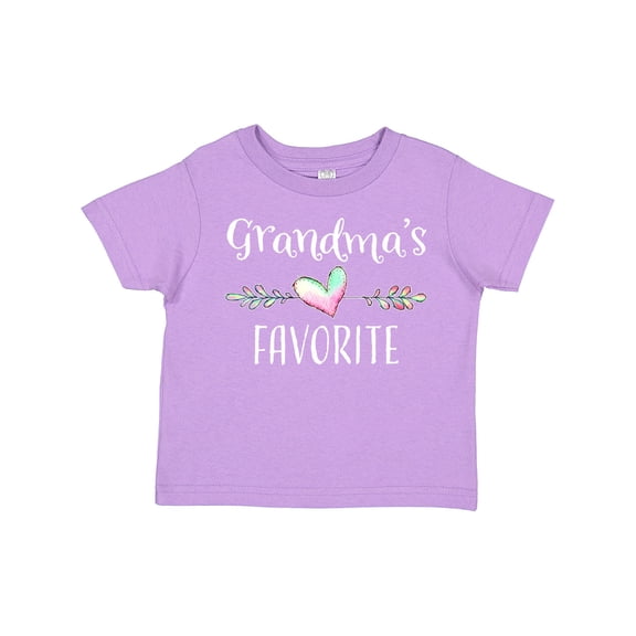Inktastic Grandmas Favorite- Heart Grandchild Boys or Girls Toddler T-Shirt