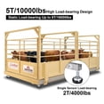 thumbnail image 6 of PWTOOL 10000 lb Livestock Scale, Livestock Scale Kit, Precision Livestock Floor Scale Kit with 4 Two-Ton Sensors, Legal for Trade Scale for Cattle Sheep Horse, 6 of 9