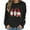 Black, variant on Christmas Womens Tops Gnome Print Shirt Costume Casual Round Neck Sweatshirt Pullover Xmas Long Sleeve Shirts Holiday Tops for Women