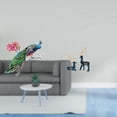 thumbnail image 2 of Adornos De Pared Retro Con Renos, Adhesivos De PVC, Figuras De Ciervos, Estatuas Decorativas Para Sala De Estar, Cocina, Sofá, Fondo De TV., 2 of 8