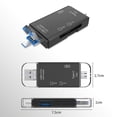 thumbnail image 4 of Lector Tarjetas 6 en 1 OTG USB 3.0 Tipo C para Secure Digital/TF (), 4 of 8