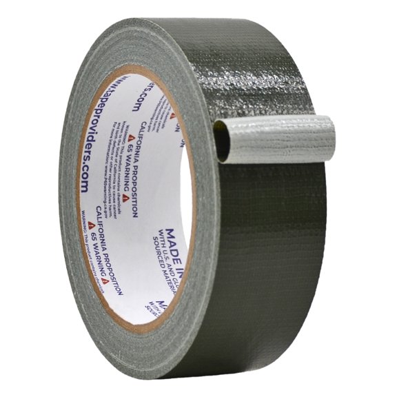 WOD Tape Olive Drab Duct Tape 1.42 in x 60 ft. Strong Waterproof DTC10