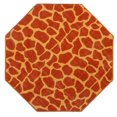thumbnail image 1 of Furnish My Place Animal Print Rug - 3 ft. Octagon, Giraffe On Stilts, Nylon Rug for Patio, Garden, Hallway, Living Room, 1 of 5