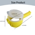 thumbnail image 3 of Ceimmolca Food Bag Clamp Food Storage Sealing Clamp With Pouring Mouth Food Bag Clamp Potato Chip Bag Clamp Plastic Food Clamp Very Suitable For Organizing And Storing Food In T, Orange, 3 of 5