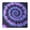Blue Purple Tie, variant on Colorful Tie Dye Mandala Pattern Square Fitted Tablecloth with Elastic Edge,Square Table Cover,Washable Elastic Table Cover for Home Kitchen Party Decor 34"x34"