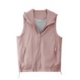 thumbnail image 6 of Hooded Vest for Women Sleeveless Zip up Lightweight Breathable Shirts with Pocket, Flattering Fit Layering Vest QURATI, 6 of 6