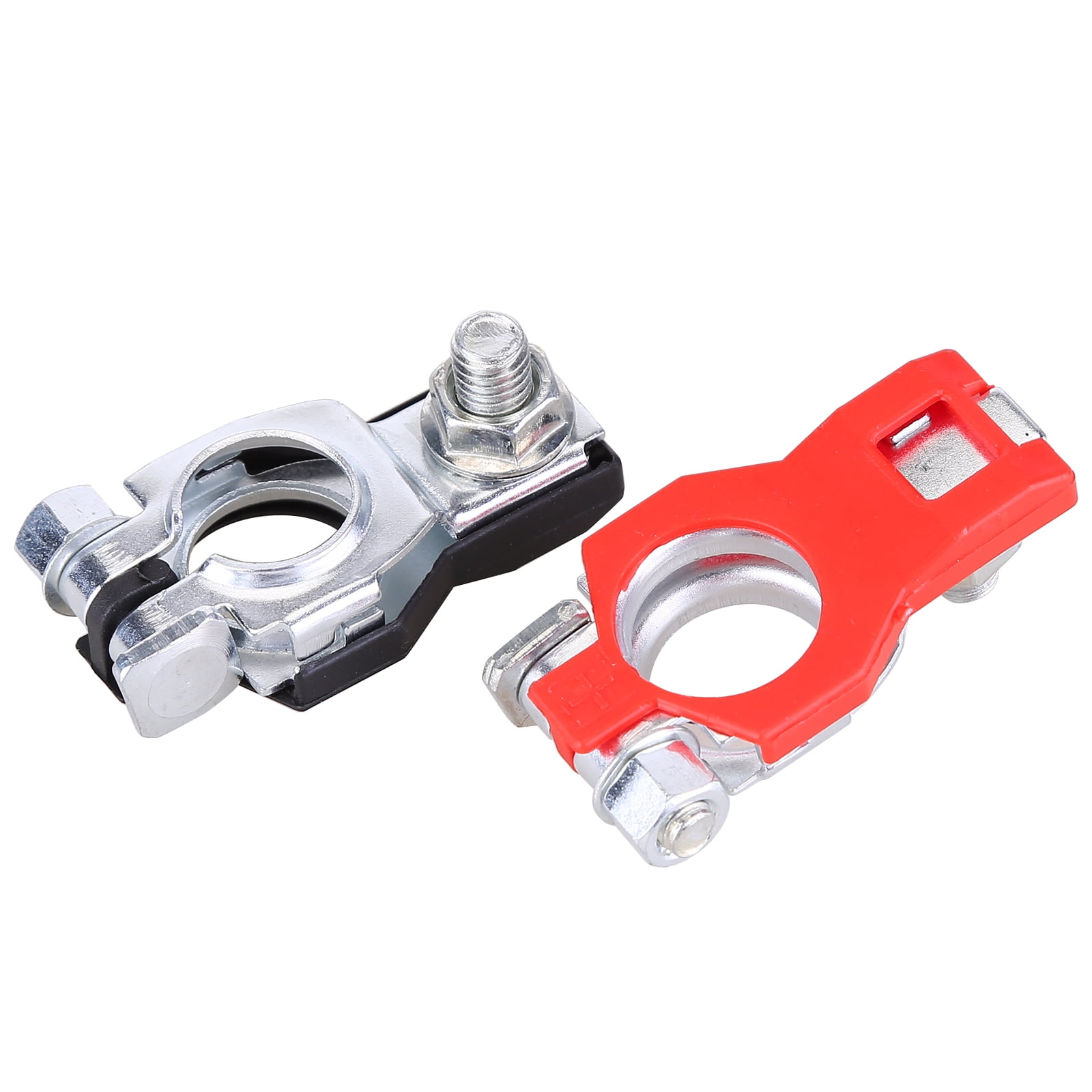 Gsuatey 2pcs Car Battery Terminal Connectors Universal Car Battery Terminal Clamp Clip