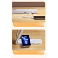 thumbnail image 6 of LED Desk Lamp Modern Design 96-LED Lamp Bead Eye Caring Table Lamp With Fast Wireless Charger Foldable Night Light CRI≥95 Natural Light for Home Office Reading Black, 6 of 7
