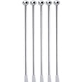 thumbnail image 3 of 5 Pcs Reusable Swizzle Sticks Coffee Stirrers Stainless Steel Silver, 3 of 7