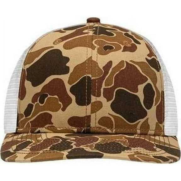 Sportsman SP1450 Traditional Lo-Pro Mesh Back Trucker Fit Cap - Duck Camo White