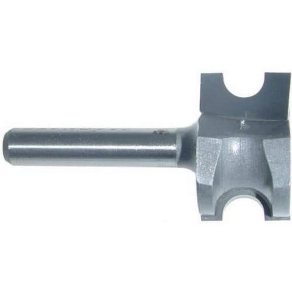 Magnate 1721 Bull Nose (Half Round) Carbide Tipped Router Bit — 1/4" Bead Diameter; 1/4" Shank Diameter; 1/8" Radius; 1-1/4" Shank Length; 15/16" Overall Diameter