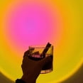thumbnail image 4 of ToMEET Lámpara de puesta de sol Proyector Luz de puesta de sol eterna, Halo rojo Arco iris Lámpara de proyección de puesta de sol para fiesta en casa Sala de estar Dormitorio Decoración (puesta de sol) Zhivalor WMZL-903-2, 4 of 7