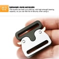thumbnail image 2 of Metal Buckles Clips Luggage Buckle Strap Release Adjustable Metal Clips Sturdy Dog Collar Buckle Metal Buckles for Strap, 2 of 3