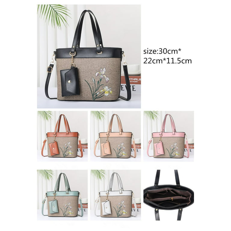 CoCopeaunts Hot Sale PU Leather Messenger Bag Ladies Brand Flower Print  Designer Bag Large Capacity Handbag Exquisite Shoulder Bags