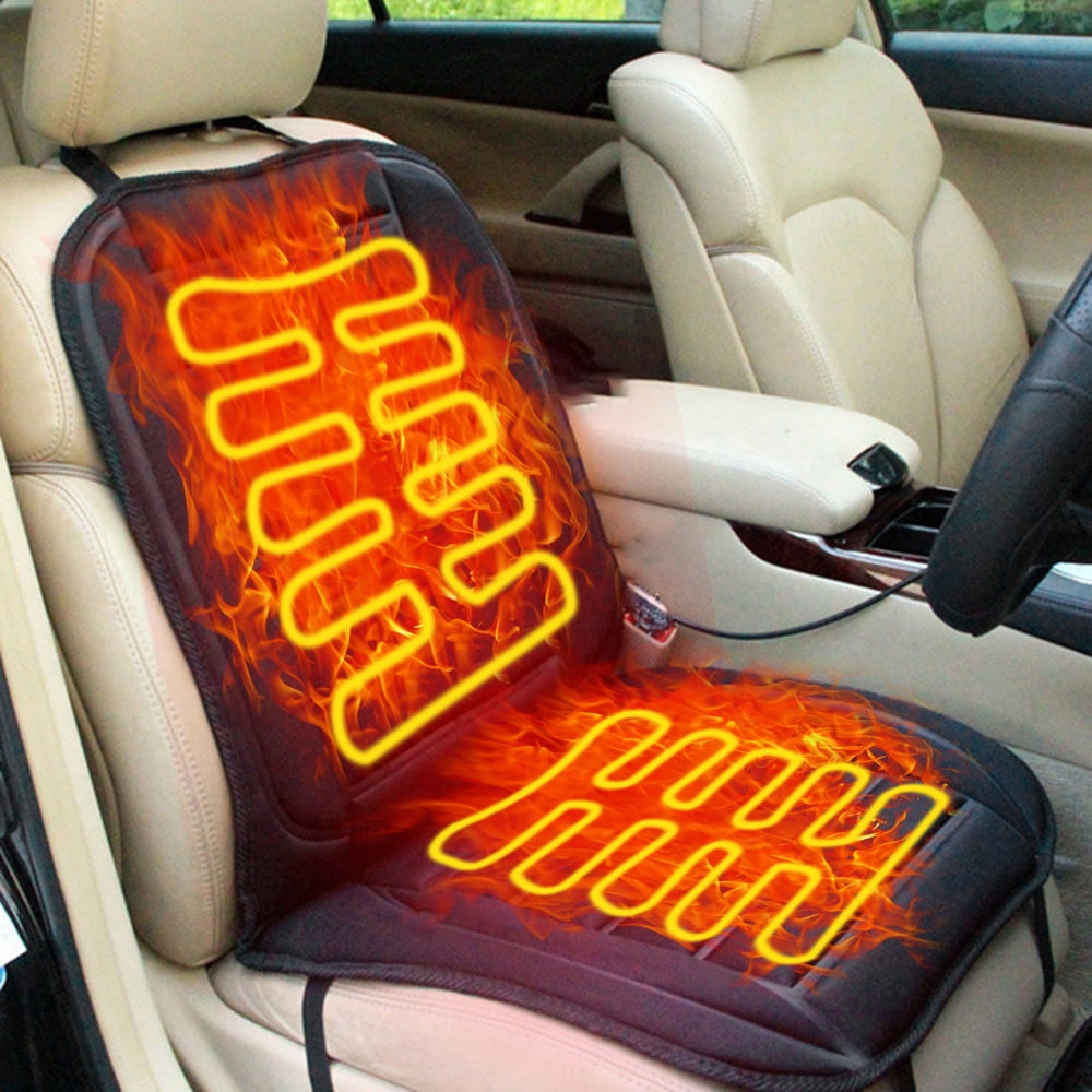 12V Heated Seat Cushion, Car Van Auto Heated Padded Pad Car Hot Seat