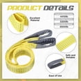 thumbnail image 4 of 4 Pcs Lift Sling Straps Heavy Duty Web Slings Straps Polyester Nylon for Hoist Car Outdoor Using, 4 of 6