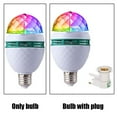 thumbnail image 3 of Colorful Disco Romantic Home Rotatable Party Bulb Magic Crystal Ball Lamp RGB Rotating LED Stage Flash Light ONLY BULB, 3 of 8