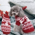 thumbnail image 3 of Suéter para mascotas, suéter de moda para perros de Navidad, ropa de invierno para perros, suéter para perros, artesanía Superior, 3 of 8