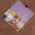 thumbnail image 6 of 133 PCS Hair Jewelry for Locs Dreadlock Accessories Hair Decoration Coils Rings Hair Cuffs Shells Imitation Wood-Like Tube Beads for Braids, 6 of 7