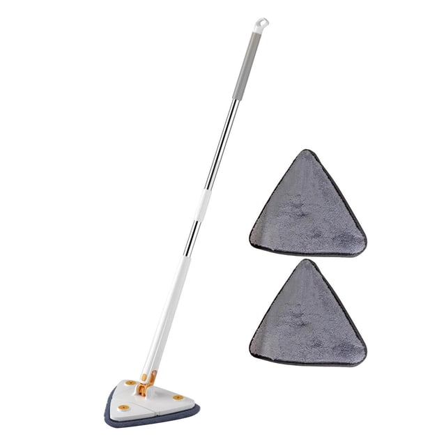 Billuyoard Triángulo Swabber Microfiber Swabber Home Piso de Swabber para techo Blanco Decoración del hogar Blanco