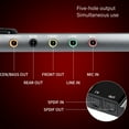 thumbnail image 5 of USB External Sound Card with 48KHz Samplings Rate USB Sound Adapter for Audiophiles and Gamers, 5 of 9