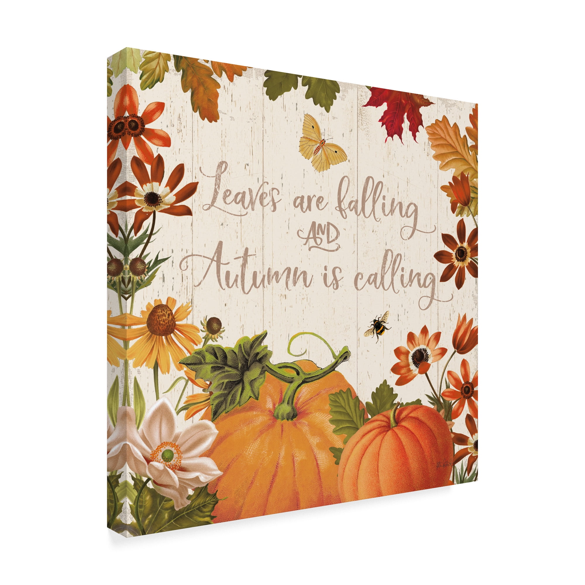 Trademark Fine Art 'Fall Garden III' Canvas Art by Katie Pertiet
