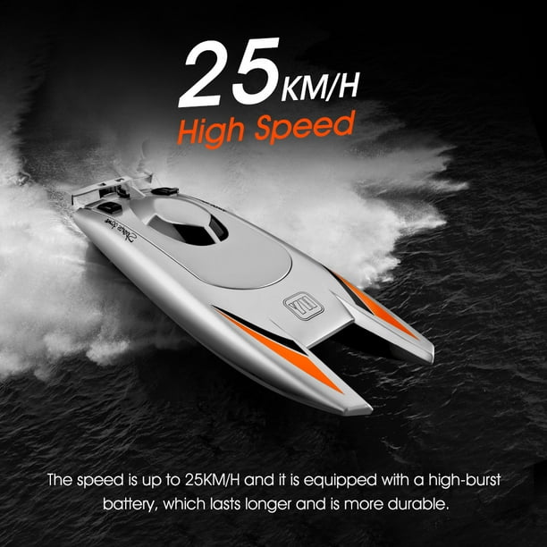 So we got these cheap on sale boats at meijer (sorry not walmart. rc boats for kids adult 25km h high speed racing boat 2 channels remote control boats for pools racing boat walmart com walmart com