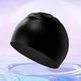 thumbnail image 4 of Fgnfyis Adult Unisex Solid Color Sports Headband Swim Cap for Active Water Sports and Training Black One Size, 4 of 4