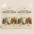 thumbnail image 6 of DIY Paper Nativity Scene 50 Sheets, Nativity Origami Set with Jesus Angel & Animal, Origami Kit, 3D Christmas Paper Crafts, Holiday Desk Decoration for Craft Lovers Adults(Nativity Scene A), 6 of 8