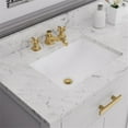 thumbnail image 2 of Water Creation 3" Cross Handles Solid Brass Lavatory Faucet in Satin Gold, 2 of 4