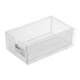 thumbnail image 2 of Cajones organizadores de escritorio de plástico transparente apilables - Caja blanca y transparente para oficina, hogar, baño (7,48x4,53x2,56 in), 2 of 3