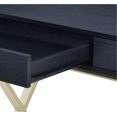 thumbnail image 5 of Coleen Vanity Desk in Black & Brass Finish, 5 of 12