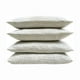 thumbnail image 1 of Almohadas Jumbo Memory Foam Paquete de Cuatro Blanca con plateado, 1 of 7