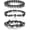 Hematite, variant on 3Pcs Natural Stone Bracelets for Women 8mm Crystal Beaded Bracelets Handmade Stretch Bracelet Healing Crystal Jewelry for Women