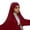 Wine, variant on Women's Hijab Fashionable Stretch Hijab Malay Indonesian Hijab