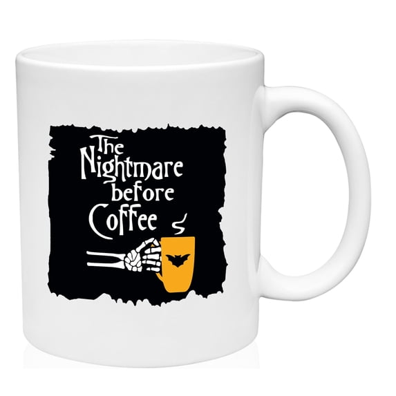 The Nightmare Before Coffee Mug Large Coffee Mug 15 oz Ceramic Coffee Mug Funny Gift Cup