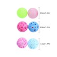 thumbnail image 3 of 6PCS Cat Jingle Ball Set Assorted Plastic Cat Bell Ball Cat Play Ball with Bell, 3 of 10