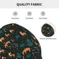 thumbnail image 5 of Xecao Deers In The Forest Print Knit Hat,Winter Beanie for Men Women, Beanie Soft Warm Ski Stocking Cuffed Cap, 5 of 7