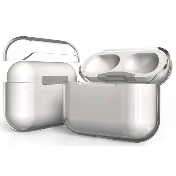 Case for Airpods Pro, Clear Transparent Ultra Slim Hard Protector Cover for Apple Airpods Pro Console (2019)