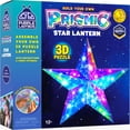 thumbnail image 1 of Kit de manualidades PRISMIC para crear tu propia linterna 3D con forma de estrella para niños de 8 a 12 años, 1 of 8