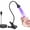 black, variant on Nail lamp 395 purple light nail therapy lamp clip night light nail polish UV curing lamp nail baking lamp,black,USB straight plug,1